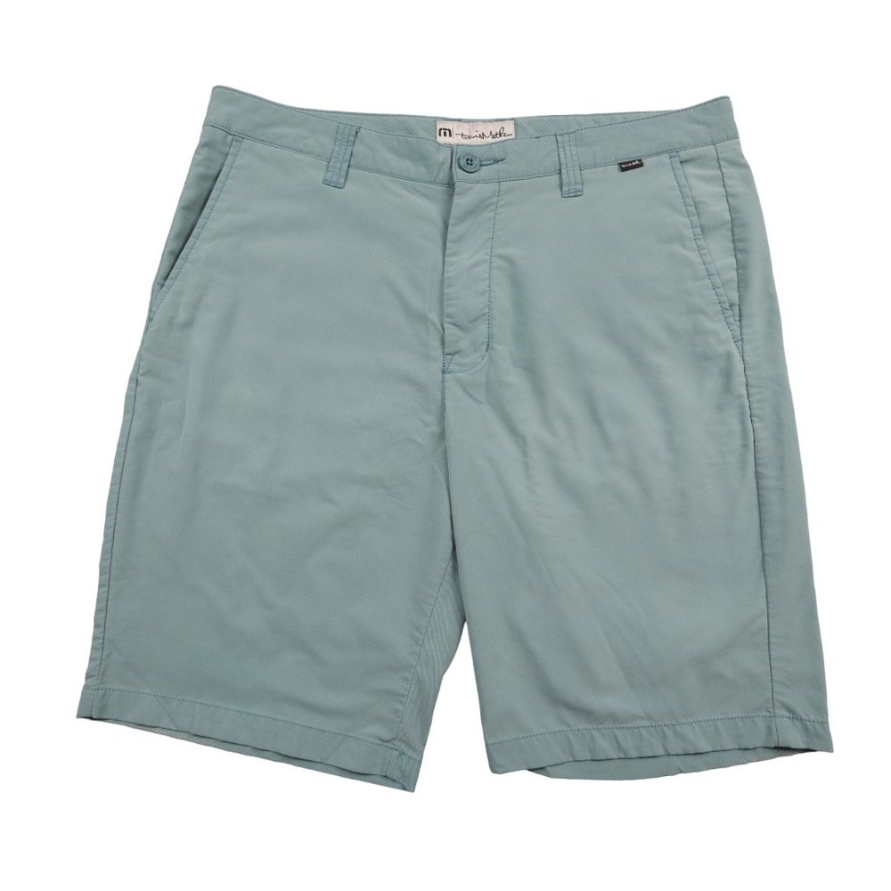 Travis Mathew Shorts Mens Size 36 Teal Golf Casual Summer Spring Breathable